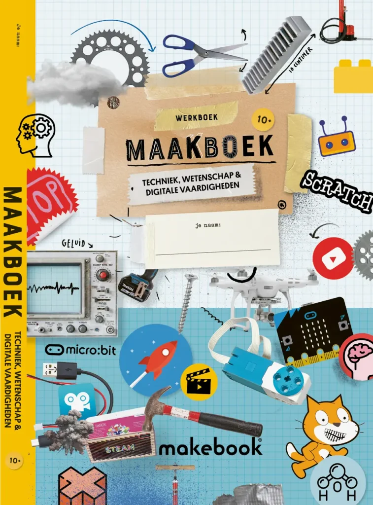 Maakboek kaft 10 plus