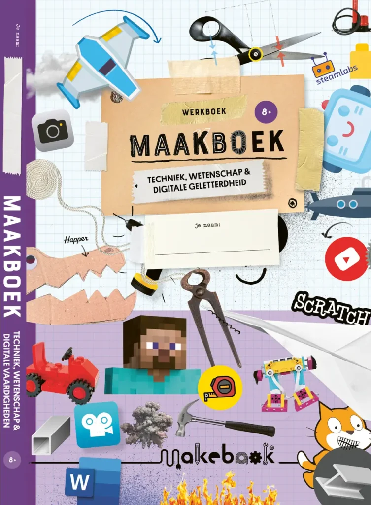 Maakboek kaft 8 plus